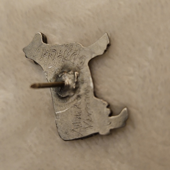 Vintage Metal Horse and Artisan Pewter Vermont Cow Lapel Hat Pins - Picture 8 of 8